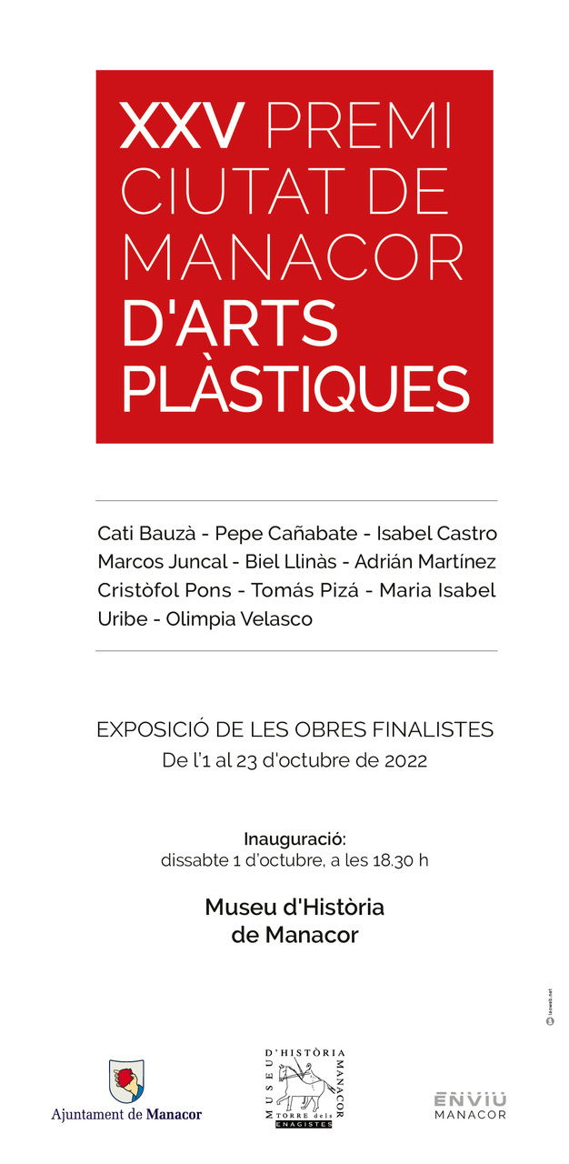 XXV Premi d'Arts Plàstiques Ciutat de Manacor. 