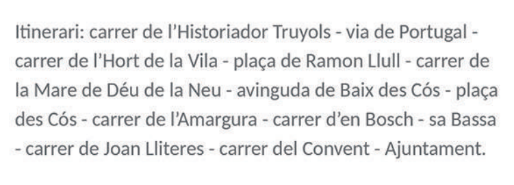 itinerari