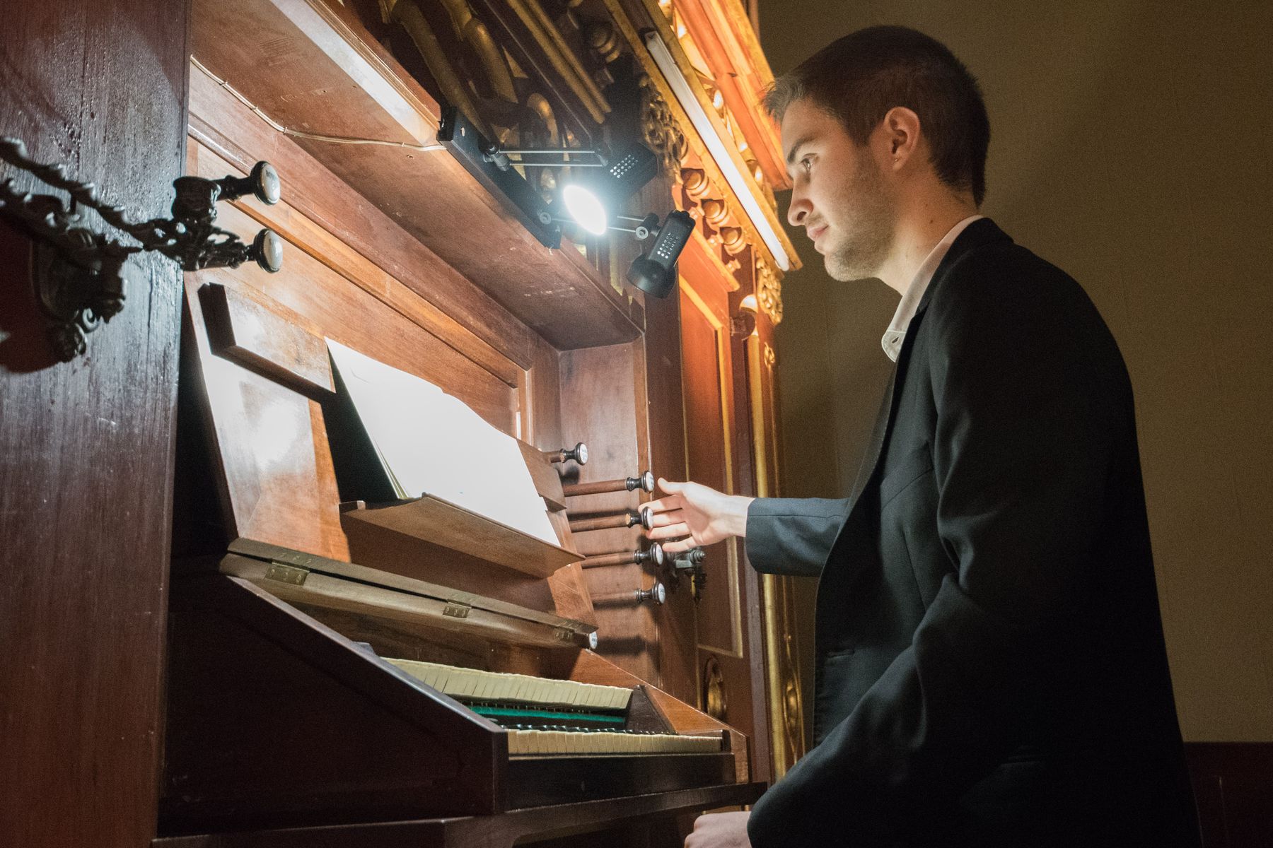 Joan Seguí, organista.