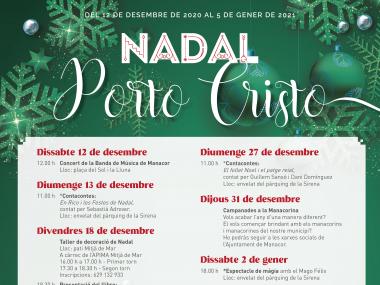 Programa de festes de Nadal Porto Cristo. 