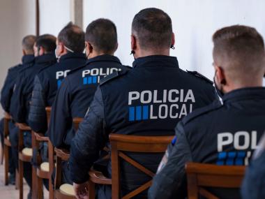 Presa de possessió de 22 policies interins en pràctiques. 