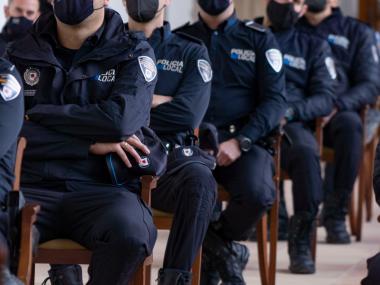 Presa de possessió de 22 policies interins en pràctiques. 