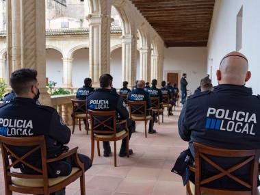 Presa de possessió de 22 policies interins en pràctiques. 