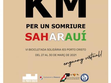 Cartell de la VI Bicicletada Solidària. 