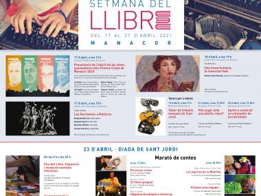 Cartell de la Setmana del Llibre 2021. 