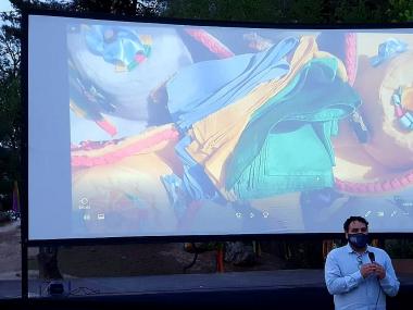 L'estrena del documental va tenir lloc al Parc Municipal. 