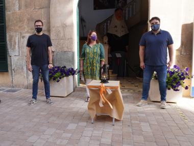 Entrega de la Flama del Canigó a Manacor. 