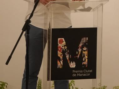 El batle de Manacor, Miquel Oliver, durant la seva intervenció. 