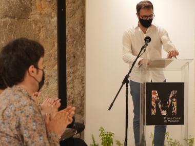 El batle de Manacor, Miquel Oliver, durant la seva intervenció. 