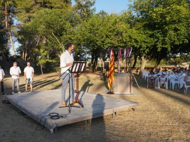 El batle de Manacor, Miquel Oliver, durant la seva intervenció. 