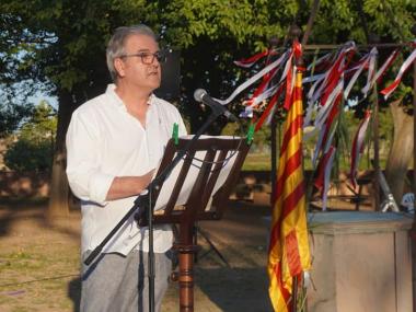El president de l'Obreria de Sant Jaume, Joan Sansó. 