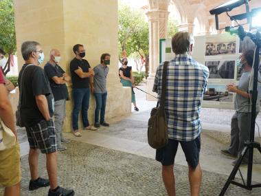 Inauguració de l'exposició del centenari del tren de Llevant.