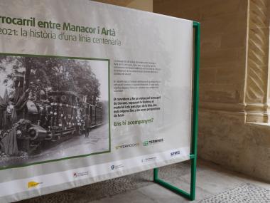 Inauguració de l'exposició del centenari del tren de Llevant.