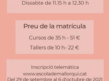 Cursos de ball de bot i instruments tradicionals. 