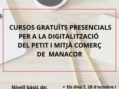 Cursos de digitalització del petit i mitjà comerç de Manacor 