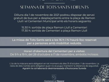 Tots Sants Manacor 2021