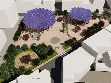 Projecte de reforma de la plaça de Sant Jaume. 