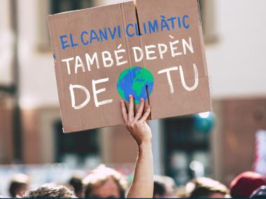 El canvi climàtic també depèn de tu. 