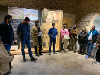 Inauguració de l'exposició 'El canvi climàtic també depèn de tu', aquest diumenge al Museu d'Història de Manacor. 