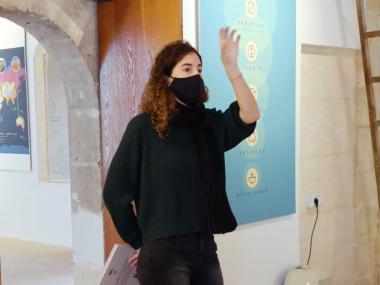 Inauguració de l'exposició 'El canvi climàtic també depèn de tu', aquest diumenge al Museu d'Història de Manacor. 