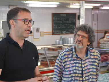 Miquel Oliver, durant la presentació del programa de Manacor, Vila del Llibre. 