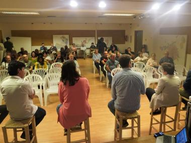 Assemblea oberta a Porto Cristo. 