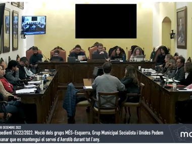 Ple municipal del 12 de desembre. 
