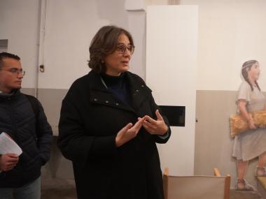 Presentació del nou espai museogràfic de la farinera d'en Beió, aquest dilluns. 
