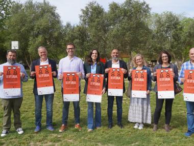 Presentació de la II Fira de la Formació i l'Ocupació de Manacor, aquest dimarts al Parc Municipal. 