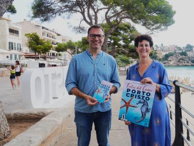 El batle de Manacor, Miquel Oliver, i la delegada de Porto Cristo, Antònia Llodrà, aquest dimarts de matí. 