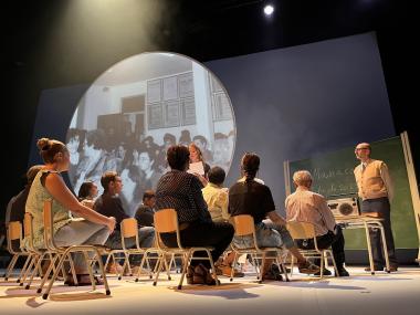 Acte de commemoració dels 50 anys de l'Escola Municipal de Mallorquí. 