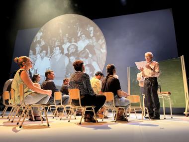 Acte de commemoració dels 50 anys de l'Escola Municipal de Mallorquí. 