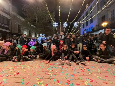 Encesa de llums de Nadal 2023 a Manacor. 