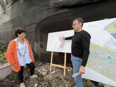 El batle de Manacor, Miquel Oliver, i la delegada de s'Illot, Antònia Llodrà. 