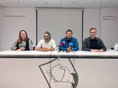 Presentació de la moció en suport de la compra de producte de Mallorca. 