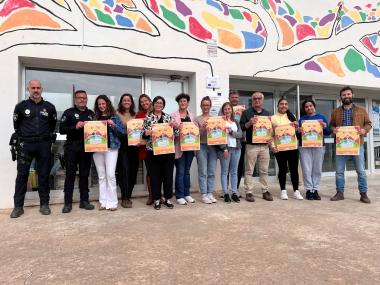 Presentació de la IX Bicicletada Solidària a l'IES Porto Cristo. 