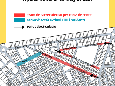 Obres de millora de l'avinguda dels Pins