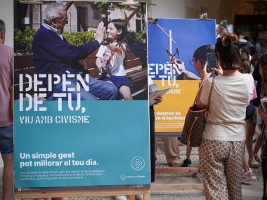 Presentació de la campanya 'Depèn de tu. Viu amb civisme'
