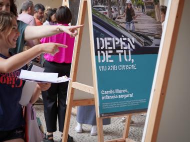 Presentació de la campanya 'Depèn de tu. Viu amb civisme'