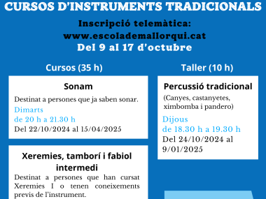 Instruments tradicionals. 