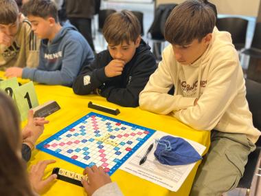 Final del Campionat d'Scrabble Escolar