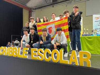 Final del Campionat d'Scrabble Escolar