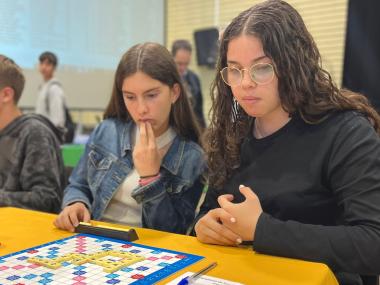 Final del Campionat d'Scrabble Escolar