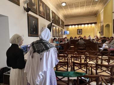 Manacor amb Palestina ha intervingut en el Ple. 