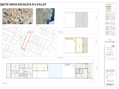 Projecte arquitectònic nova escoleta de s'Illot