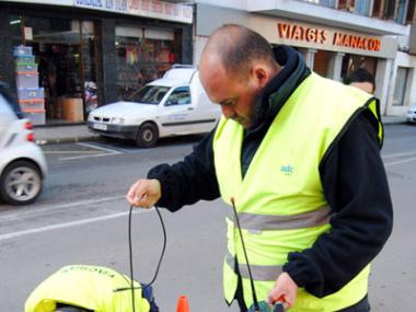 TREBALLS DE DETECCIÓ DE FUITES D’AIGUA  A LA XARXA D’ABASTAMENT DE MANACOR
