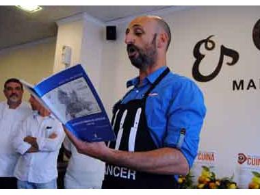 TEXT LLEGIT PER L'ACTOR ANTONI GOMILA  AMB MOTIU DE LA PRESENTACIÓ DE LA  XII JORNADA DE CUINA 2014