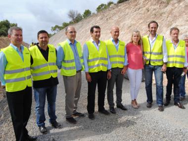 EL BATLE, ANTONI PASTOR ,VISITA  LES OBRES DE LA VIA VERDA MANACOR-ARTÀ