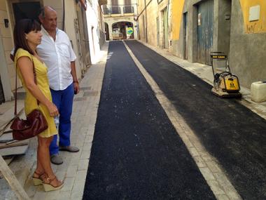 EXECUTADES LES OBRES DE MILLORA  EN EL CARRER DES FUM