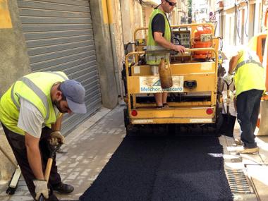 EXECUTADES LES OBRES DE MILLORA  EN EL CARRER DES FUM